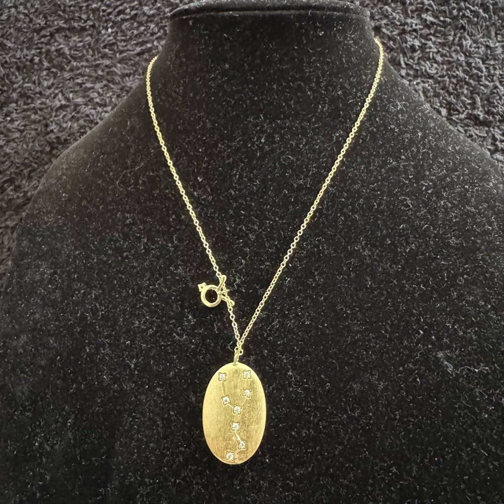 Kenneth Jay Lane Gold Constellation Necklace